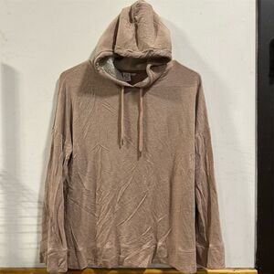 Victoria's Secret Women's Beige Sherpa Lined hood Hoodie Size M